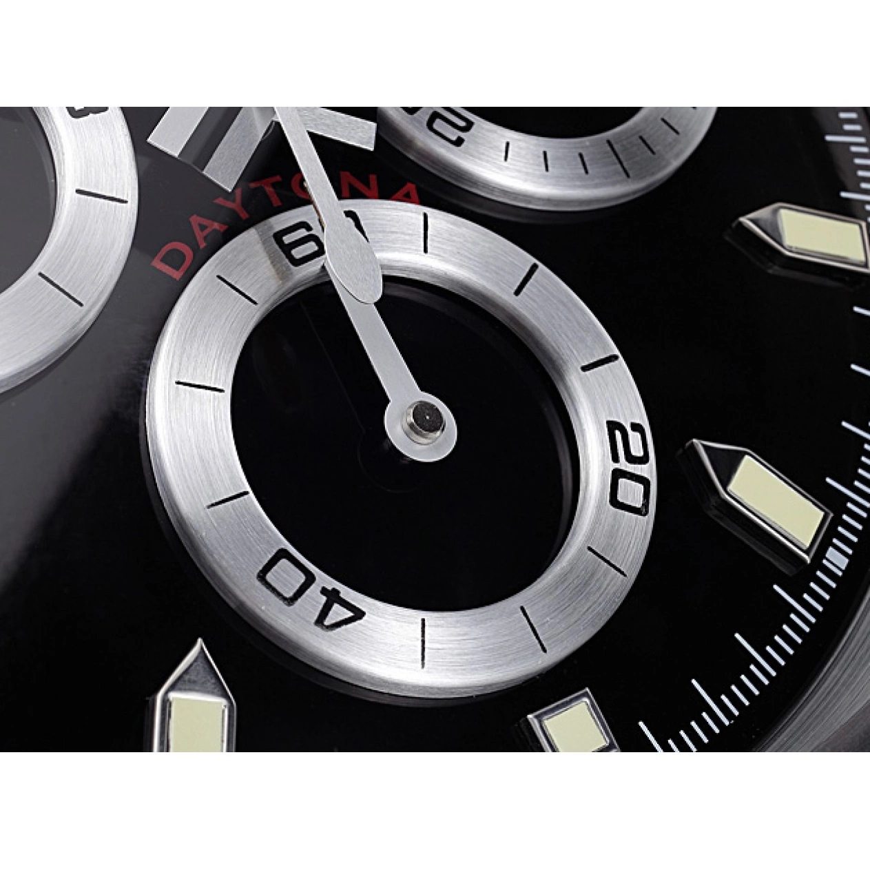 AAA Replica Watches 621909 Daytona Wall Rolex Cosmograph Clock Silver-Black 0817
